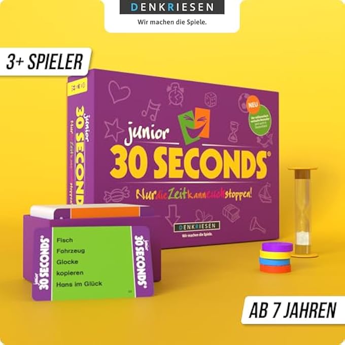 rayihni - 30 SECONDS JUNIOR - فقط الوقت يمكن أن يوقفكم! | من 7 سنوات | 3+ لاعبين | ألعاب حفلات لجميع أفراد العائلة | لعبة لوحية | 16 لاعب وأكثر ممكن - Image 4